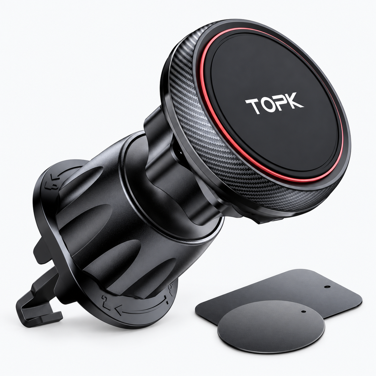 TOPK magnetische autotelefoonhouder – 360° draaibaar