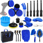 26-delige autoreinigingsset – blauw