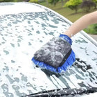 Chenille washandschoen voor de auto – dubbelzijdig