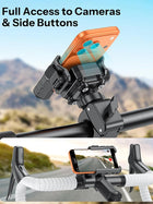 Motor telefoonhouder met trillingsdemping – stuurmontage