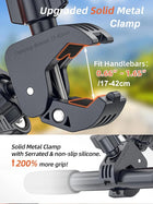 Motor telefoonhouder met trillingsdemping – stuurmontage