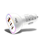 USB-C lader voor de auto – 3 poorten en RGB