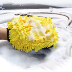 Chenille washandschoen voor de auto – dubbelzijdig