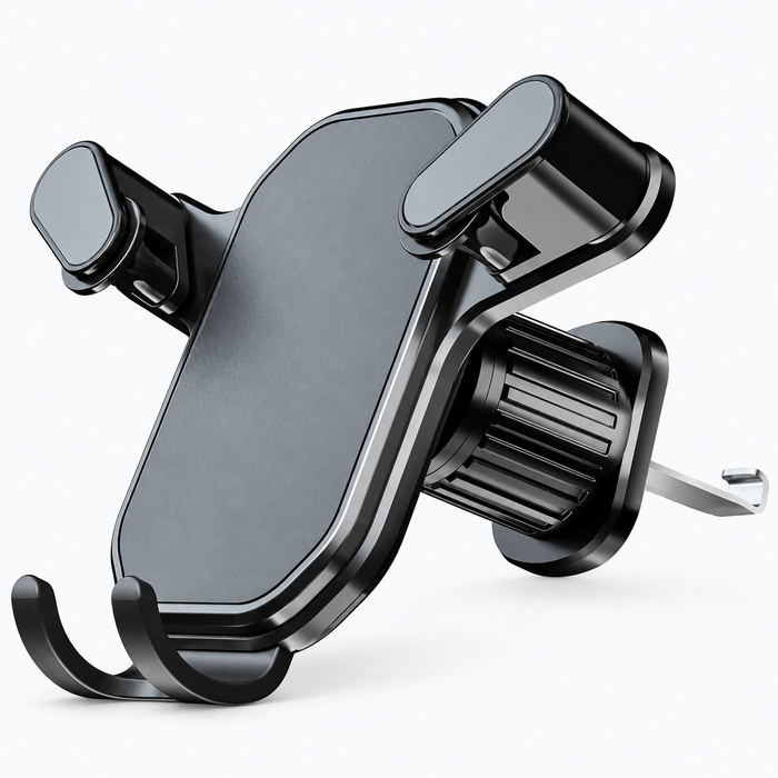 Autotelefoonhouder voor ventilatierooster – zwart